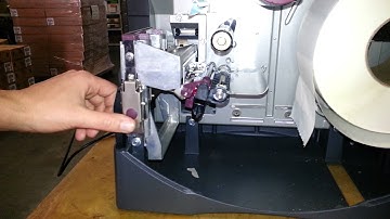 Zebra ZM400 paper load