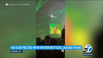 Video: Rapper Kid Cudi walks off stage mid-set at 