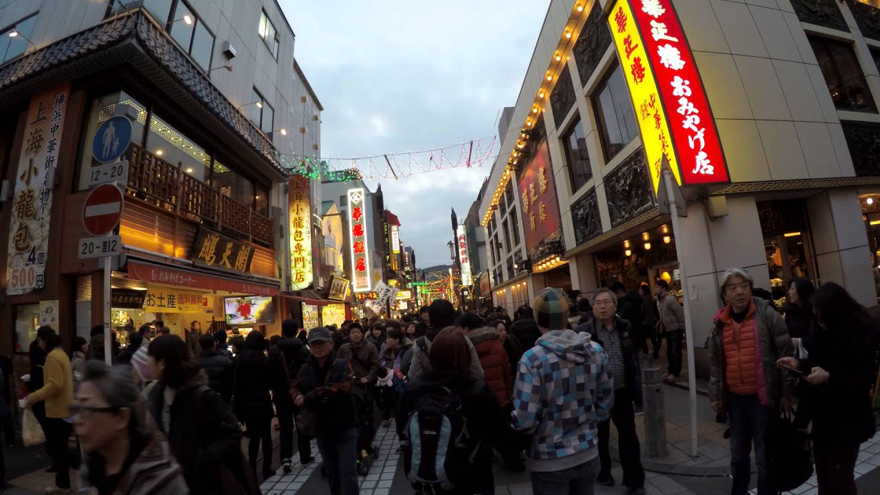 4k資料映像 横浜中華街大通り往復 Youtube
