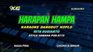 HARAPAN HAMPA KARAOKE DANGDUT KOPLO - RITA SUGIARTO - NADA COWOK (YAMAHA PSR - S 775)