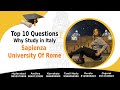 Top 10 Reasons to Study in Italy | Sapienza University Of Rome