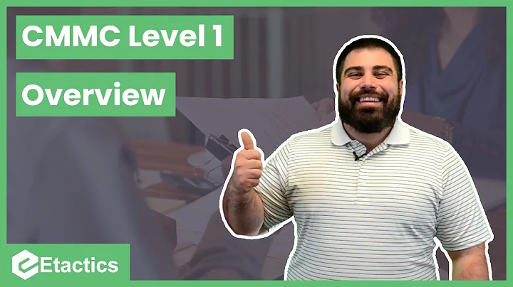 The High Level CMMC v1 Level 1 Overview