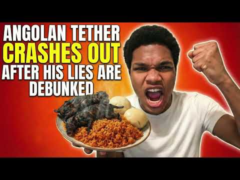Angolan Tether Crashes Out After His Lies Are Debunked