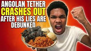Angolan Tether Crashes Out After His Lies Are Debunked