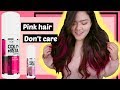 NHUỘM TÓC HỒNG CHỈ TRONG 5 PHÚT 😍 L'OREAL COLORISTA SPRAY 💕