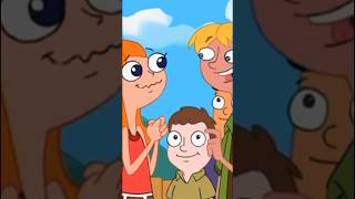 CANDACE Y JEREMY SU PRIMER BESO ❤️‍? #disney #phineasyferb #shorts