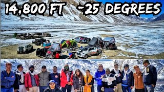 Extreme Winter Snow camping with @ExploreTheUnseen2 @jattprabhjot #snow #camping #overlanding 