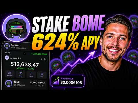 Book Of Meme (BOME) Staking Tutorial: How to Claim 624% APY on Solana