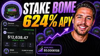 Book Of Meme (BOME) Staking Tutorial: How to Claim 624% APY on Solana