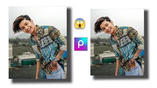 Black Shadow Photo Editing In Picsart || How To Set Shadow Behind The Image || Photo Edit screenshot 5