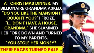 At Christmas Dinner, My Billionaire Grandma Said, “Do You Like The Mansion I Bought You？” I Froze