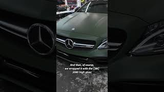 3M Matte Military Green Mercedes Benz Amg