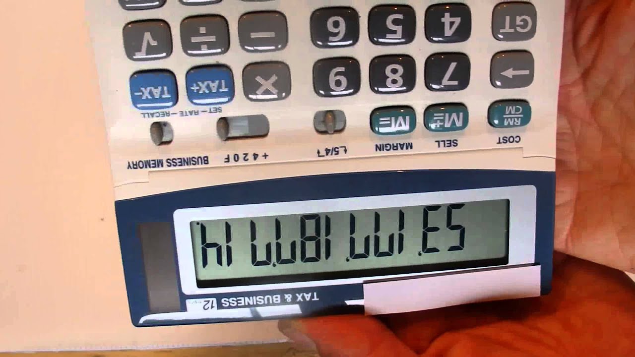 The Longest Calculator Words - Two Words that are Both 8 Letters Long -  Tutorial