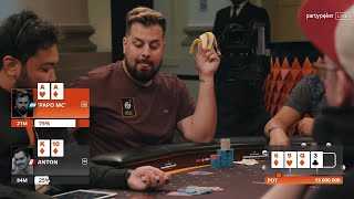 Papo MC eats a banana and goes ALL IN! | Rio Open | MILLIONS South America 2019