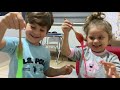 Kardeşlerin slime denemeleri💙💗
