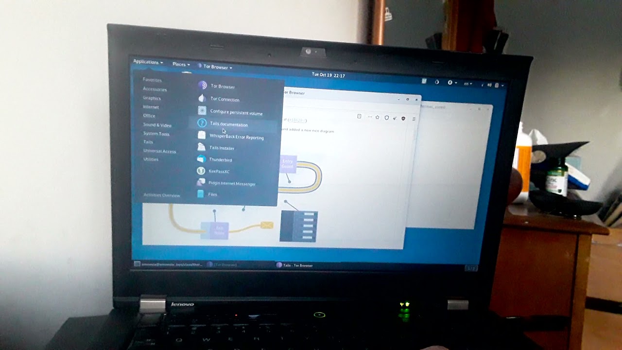 Tails Anonymous Operating System: Overview + USB Pullout Memory Wipe Demo