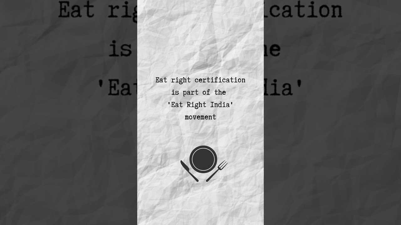 Eat right station certification