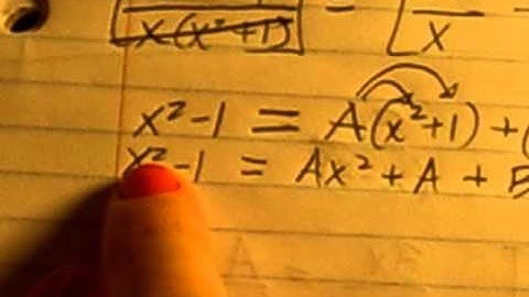 Partial Fraction Decomposition with Irreducible Quadratic Factors in the Denominator