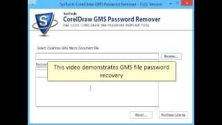 SysTools CorelDraw GMS Password Remover
