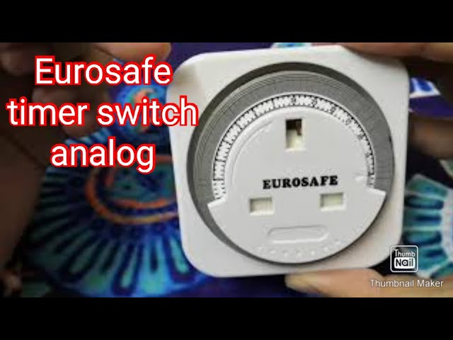 EUROSAFE 24 Hours Programmer Timer Power Controller Socket