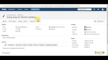 JIRA 6 Essentials Tutorial: Workflow Validators | packtpub.com