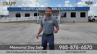Memorial Day savings are happening NOW at Trapp Cadillac Chevrolet 🇺🇸