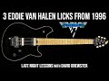 3 Eddie Van Halen Licks From 1996