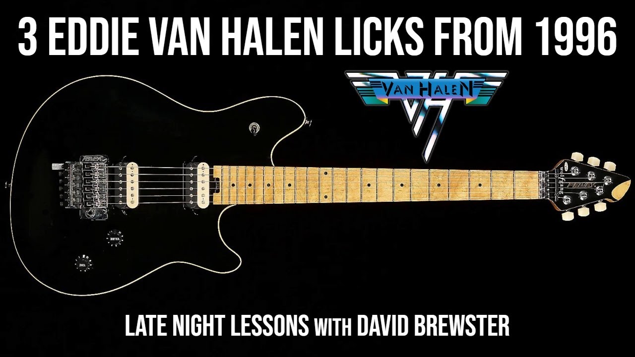 3 Eddie Van Halen Licks From 1996