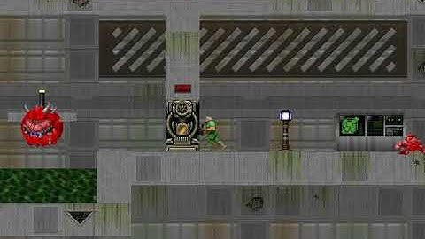 Flash Doom 2D [PC] Gameplay