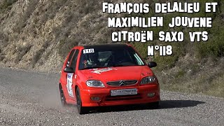 Rallye De Vaison La Romaine 2022 - Citroën Saxo Vts N118 - François Delalieu Et Maximilien Jouvene