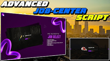 Free Advanced Job Center Script | PG-Scripts | QBCore/ESX | FiveM Tutorial #99