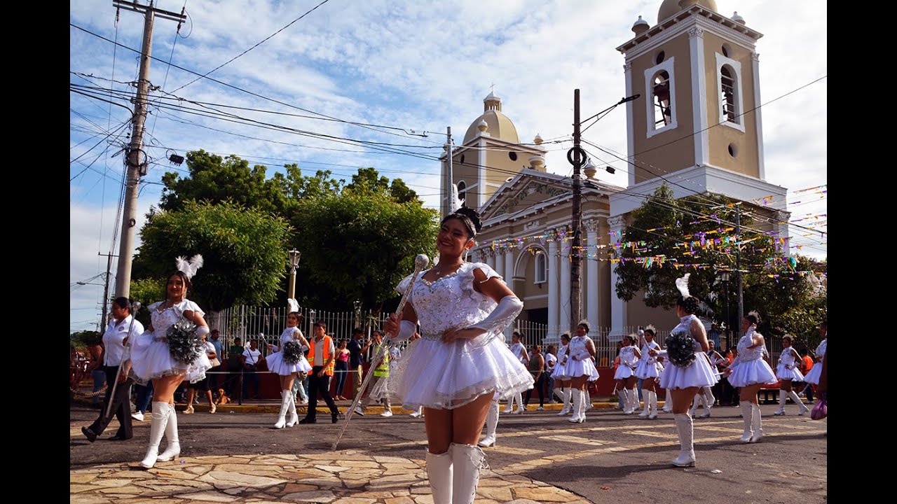 Gran desfile Patrio Todos San Jacinto 2025 desborda las calles de Chinandega
