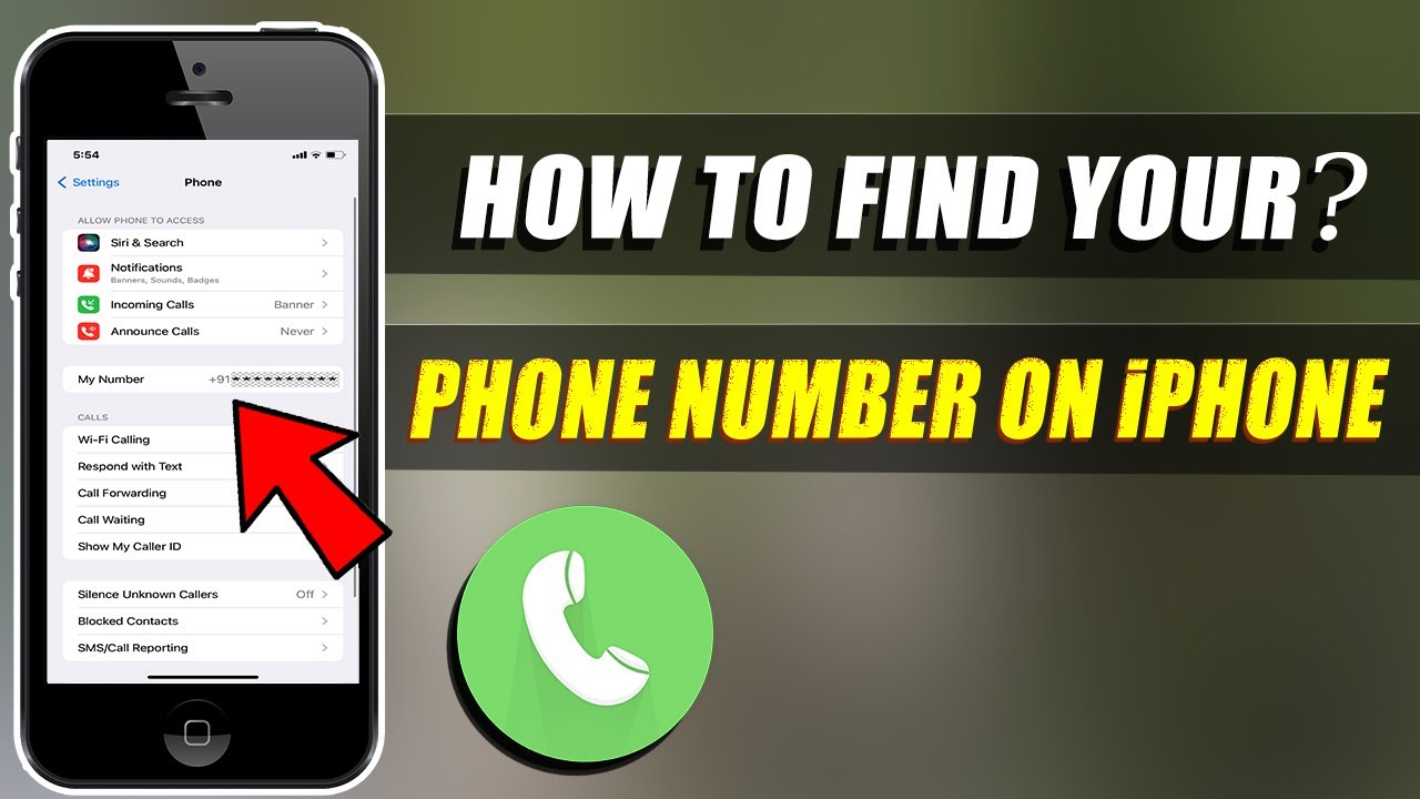 Best Way To Find Phone Numbers How to Find your Phone Number on iPhone and iPad in 2022! - YouTube