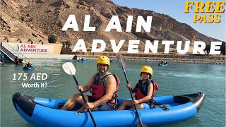 Al Ain Adventure | Summer Fun | Rafting | Free Entry | More fun than a waterpark | #UAE #water #fun