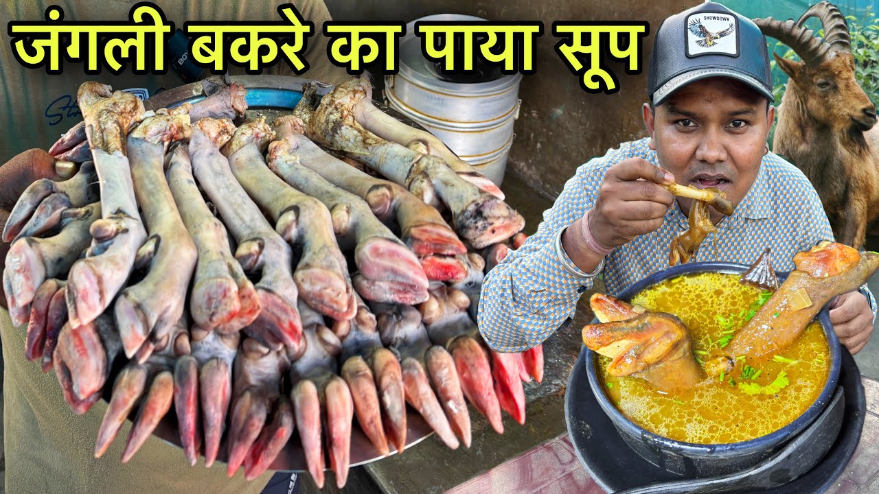 जंगली बकरे का पाया सूप पीने लोग 250KM दुर आते यहाँ | Best Paya Soup In Ranchi | Paya Soup Recipe