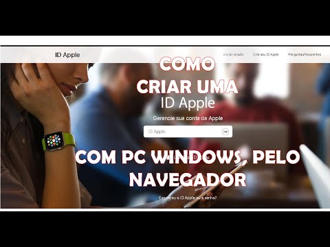 CRIAR ID APPLE PELO COMPUTADOR (NAVEGADOR) - Olha que Fácil Tutoriais