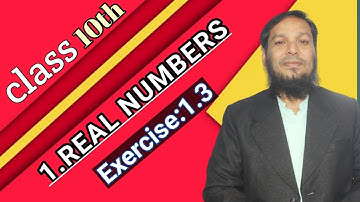 10th class || CH:1|| Real Numbers || EX:1.3 || ft:Roshan Sir Maths