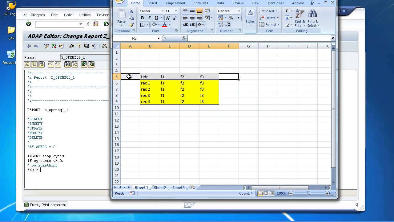 How to write read statement in sap abap