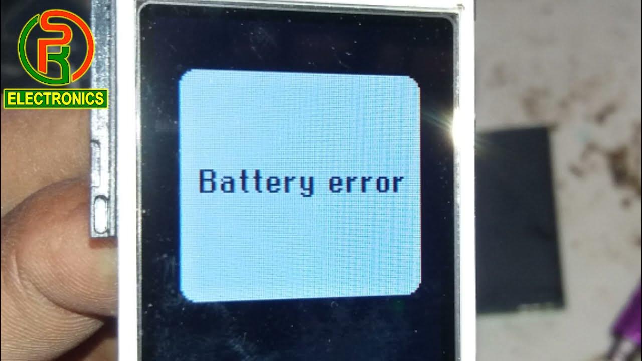 Battery error