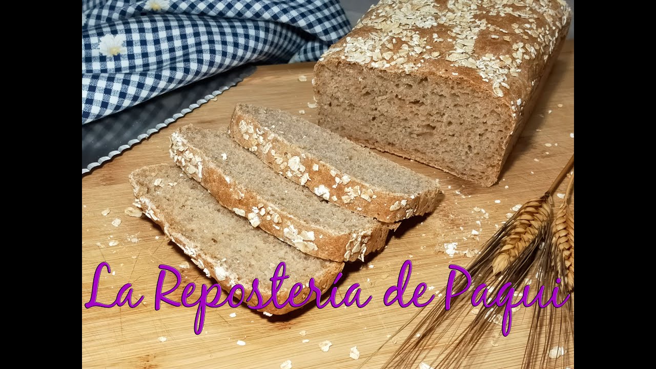 PAN de HARINA INTEGRAL de ESPELTA y SEMILLAS de CHÍA (flour-spelled bread)- La Repostería de Paqui-