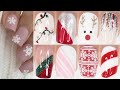 Top 20 christmas nail designs  huge christmas nail art compilation