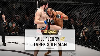 Will Fleury vs Tarek Suleiman | FREE MMA Fight | BRAVE CF 10