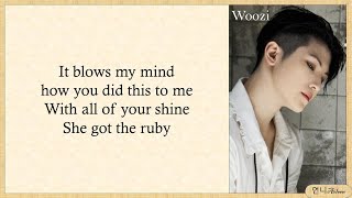 WOOZI (SEVENTEEN) - 'RUBY' LYRICS