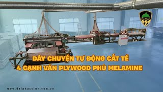 Dây chuyền cắt tề 4 cạnh ván tự động (chuyên dụng cho ván plywood phủ melamin) - Woodmaster