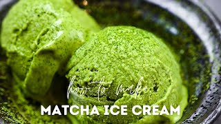 Matcha Green Tea Ice Cream Recipe (No Ice Cream Machine Required)