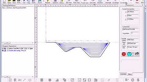 Dolphin CADCAM Machining a Z Profile