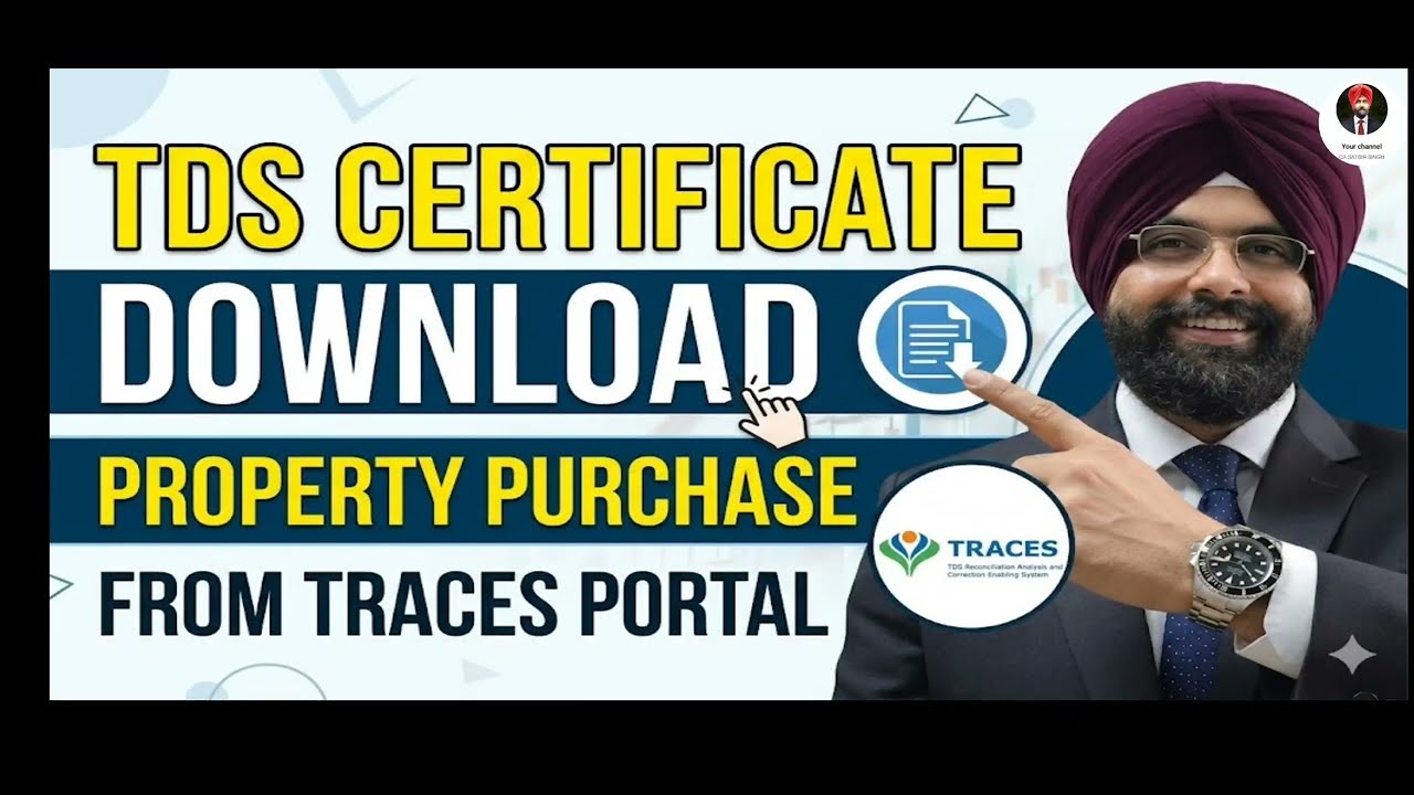 How to Download TDS CERTIFICATE PURCHASE OF PROPERTY NEW INCOME TAX ACT 2025
