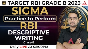 RBI Grade B Descriptive Writing #8 | Tips for Descriptive Writing - Practice & Evaluation