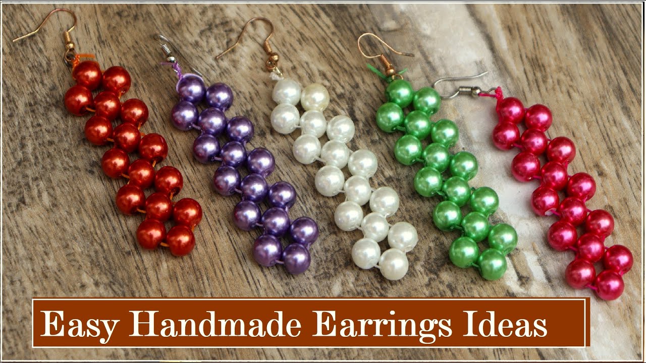 Trumpet Beaded Flower Earrings Patterns- How to Make Easy Earrings at Home-  Pandahall.com