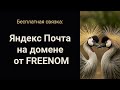 Как подключить Яндекс Почту к бесплатному домену от Freenom